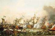 Ludolf Bakhuizen The Battle of Barfleur, 19 May 1692 Sweden oil painting artist